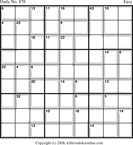 Killer Sudoku for 5/20/2008