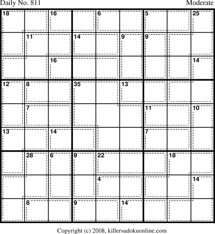 Killer Sudoku for 3/14/2008