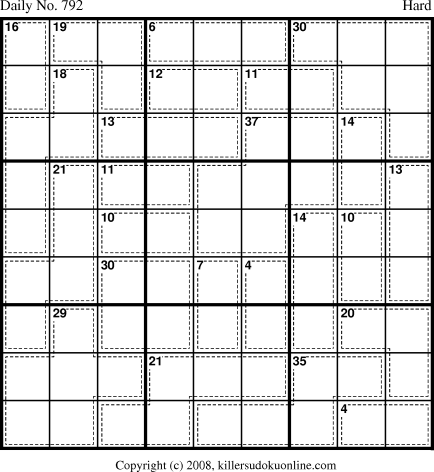 Killer Sudoku for 2/24/2008