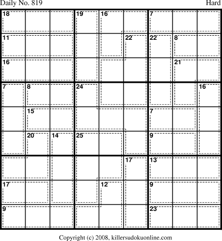 Killer Sudoku for 3/22/2008