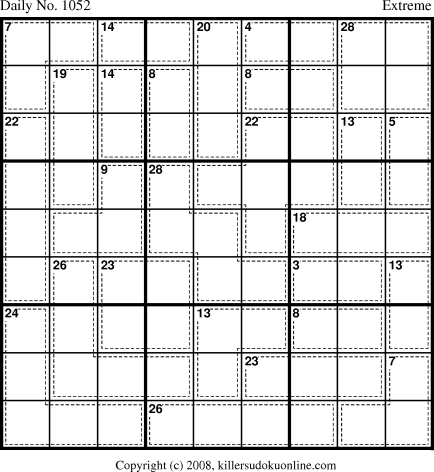 Killer Sudoku for 11/9/2008