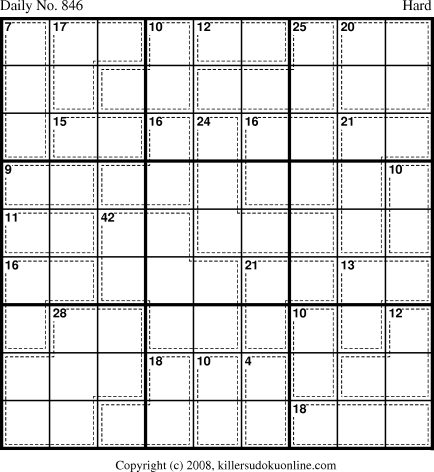Killer Sudoku for 4/18/2008
