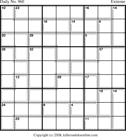 Killer Sudoku for 8/10/2008