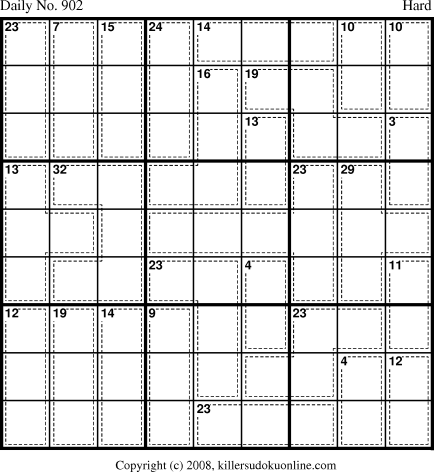 Killer Sudoku for 6/13/2008