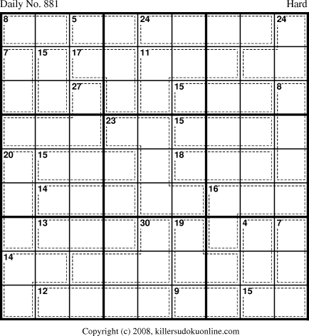 Killer Sudoku for 5/23/2008