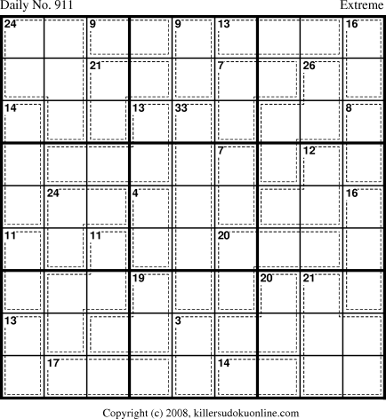 Killer Sudoku for 6/22/2008