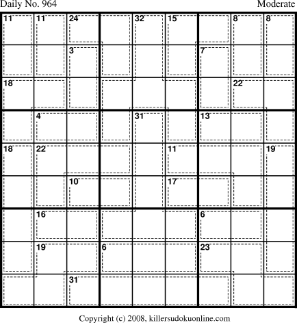 Killer Sudoku for 8/14/2008