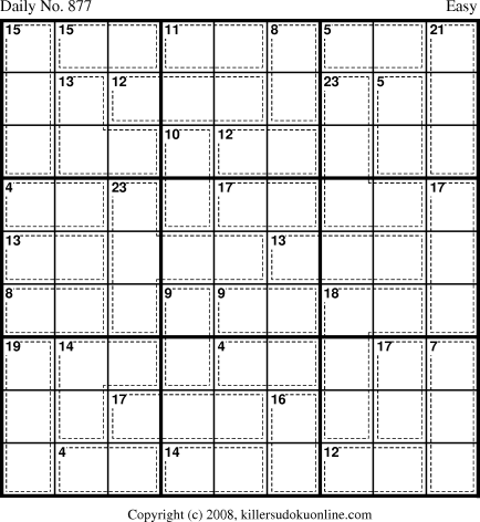 Killer Sudoku for 5/19/2008