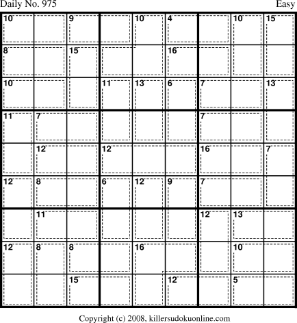 Killer Sudoku for 8/25/2008