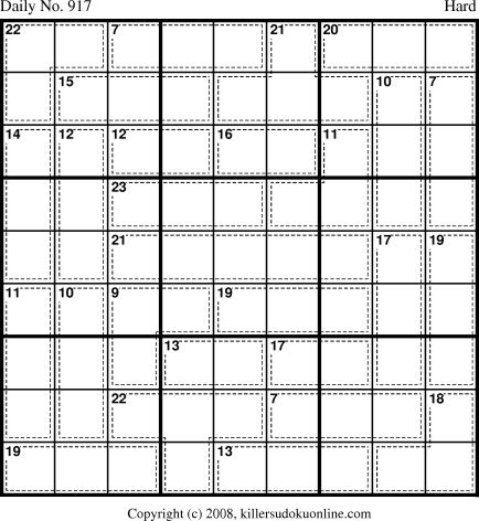 Killer Sudoku for 6/28/2008