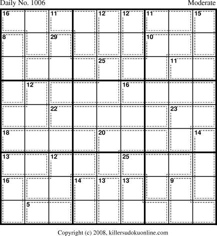 Killer Sudoku for 9/25/2008