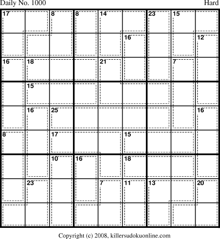 Killer Sudoku for 9/19/2008