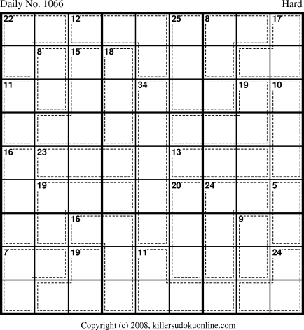 Killer Sudoku for 11/23/2008