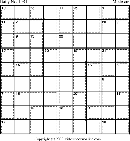Killer Sudoku for 12/11/2008