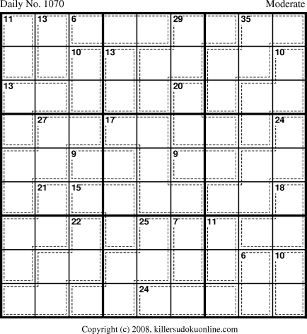 Killer Sudoku for 11/27/2008