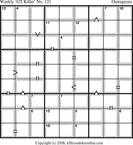 Killer Sudoku for 8/4/2008