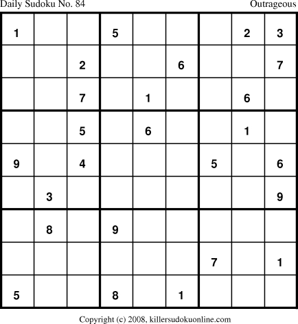 Killer Sudoku for 6/1/2008