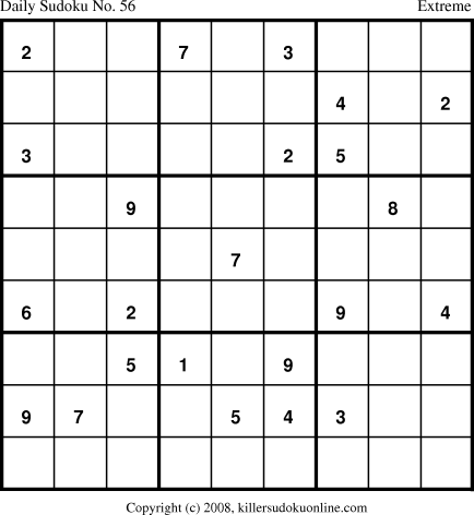 Killer Sudoku for 5/4/2008