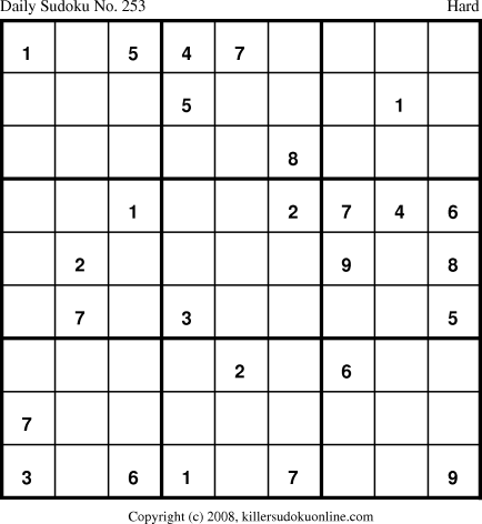 Killer Sudoku for 11/16/2008