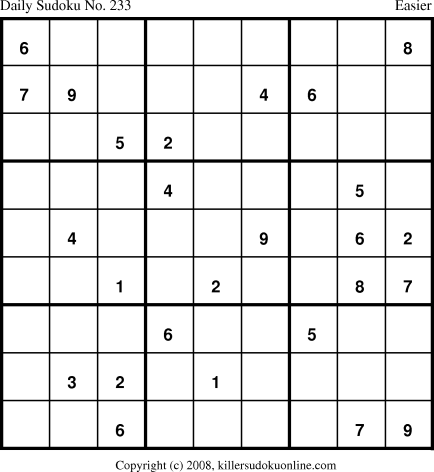 Killer Sudoku for 10/28/2008