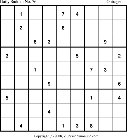 Killer Sudoku for 5/24/2008