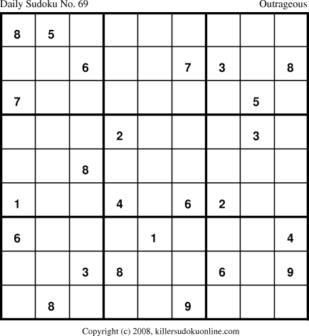 Killer Sudoku for 5/17/2008