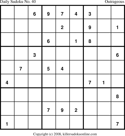 Killer Sudoku for 4/18/2008