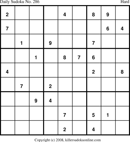 Killer Sudoku for 12/19/2008