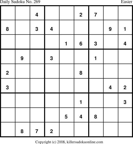 Killer Sudoku for 12/2/2008
