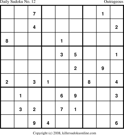 Killer Sudoku for 3/21/2008