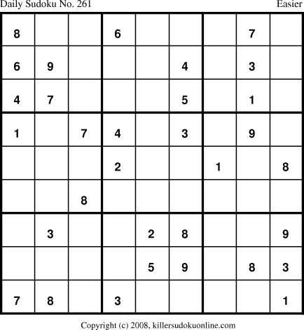 Killer Sudoku for 11/24/2008