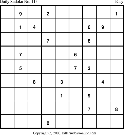 Killer Sudoku for 6/30/2008