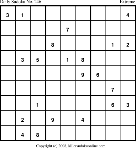 Killer Sudoku for 11/9/2008