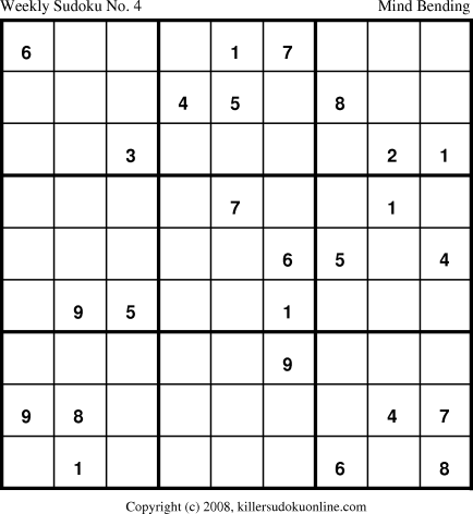 Killer Sudoku for 3/31/2008