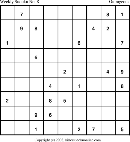 Killer Sudoku for 4/28/2008