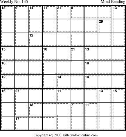 Killer Sudoku for 8/4/2008