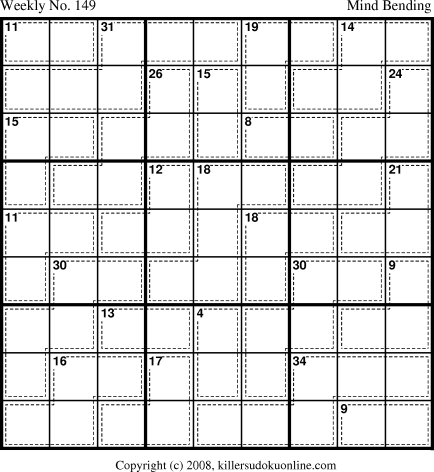 Killer Sudoku for 11/10/2008