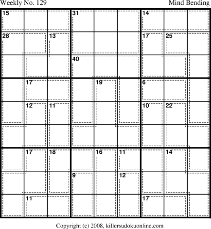 Killer Sudoku for 6/23/2008