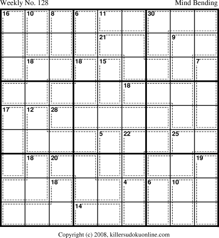 Killer Sudoku for 6/16/2008