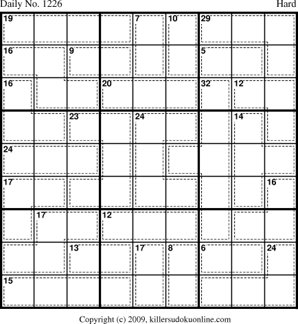 Killer Sudoku for 5/2/2009
