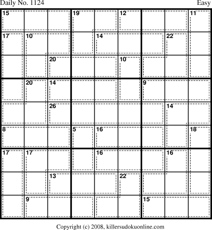 Killer Sudoku for 1/20/2009