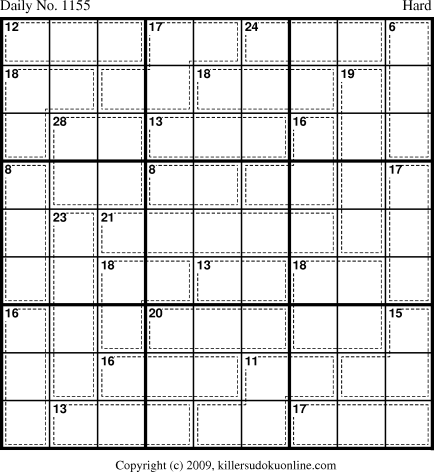 Killer Sudoku for 2/20/2009
