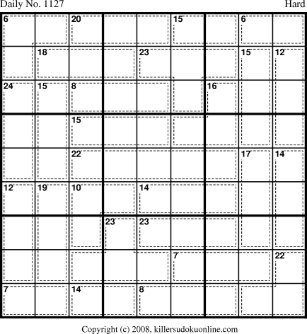 Killer Sudoku for 1/23/2009