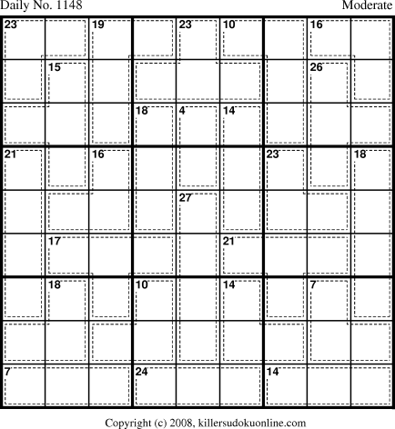 Killer Sudoku for 2/13/2009