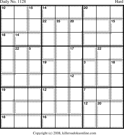 Killer Sudoku for 1/24/2009