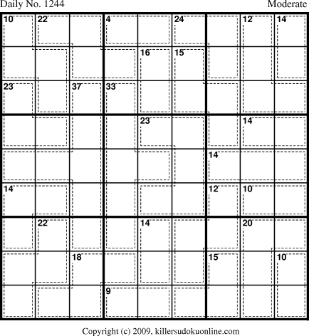 Killer Sudoku for 5/20/2009