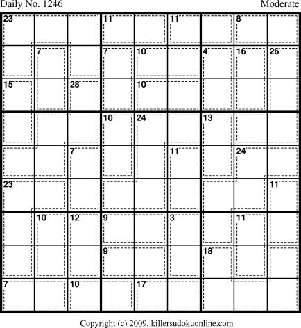 Killer Sudoku for 5/22/2009
