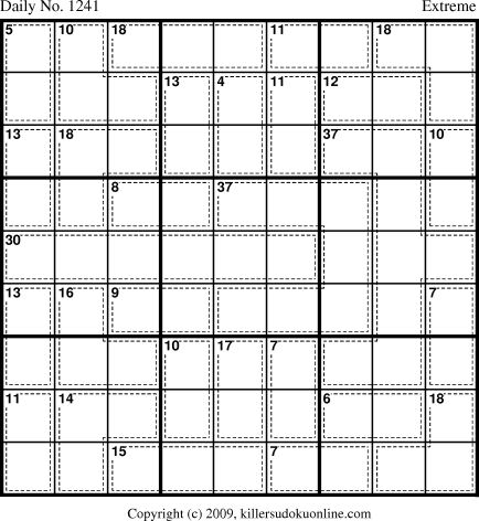 Killer Sudoku for 5/17/2009