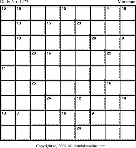 Killer Sudoku for 6/18/2009