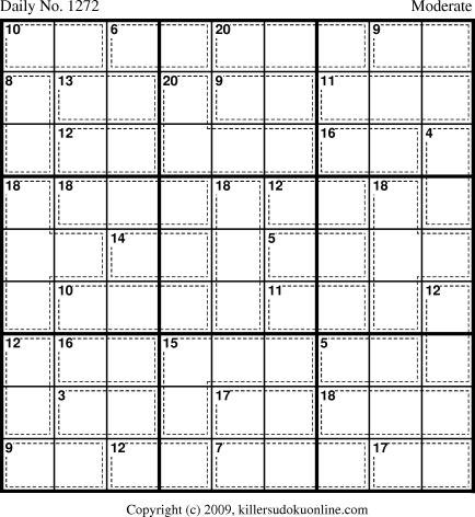 Killer Sudoku for 6/17/2009